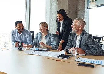 Business team meeting