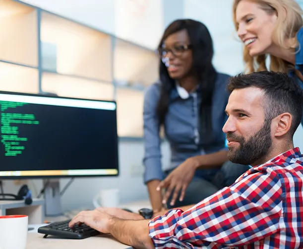 Team working together