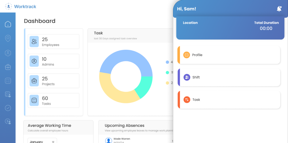 WorkTrack Dashboard